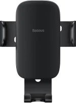 Baseus Metal Age II gravitational car phone holder to round ventilation grid black