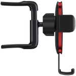 Baseus Metal Age II gravitational car phone holder to round ventilation grid black