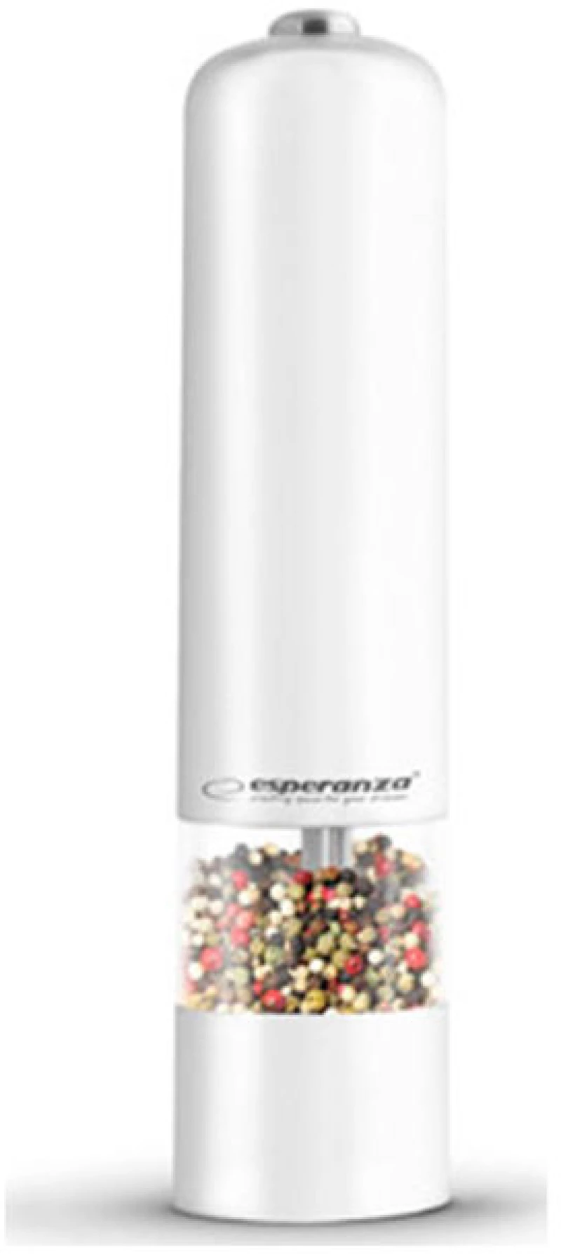 Esperanza EKP001W Ηλεκτρικός Μύλος Πιπεριού Πλαστικός 23cm Λευκό