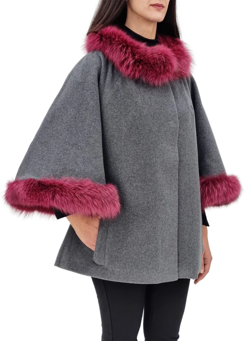 Cashmere Κάπα Γκρι