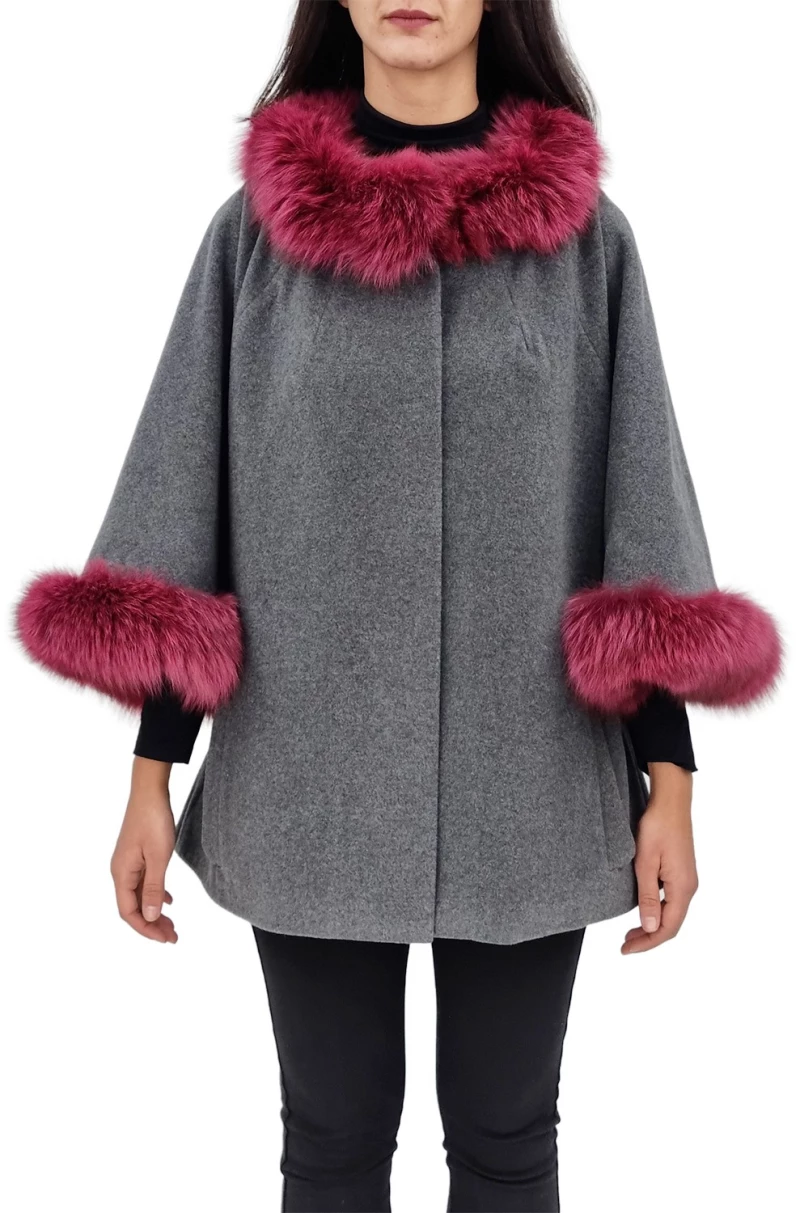Cashmere Κάπα Γκρι