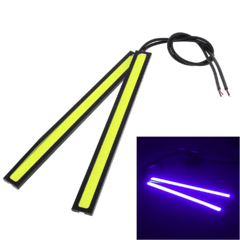 CARCOB 2Pcs 17CM Universal LED Strip Φανάρι Ομίχλης Αυτοκινήτου Driving Str-217