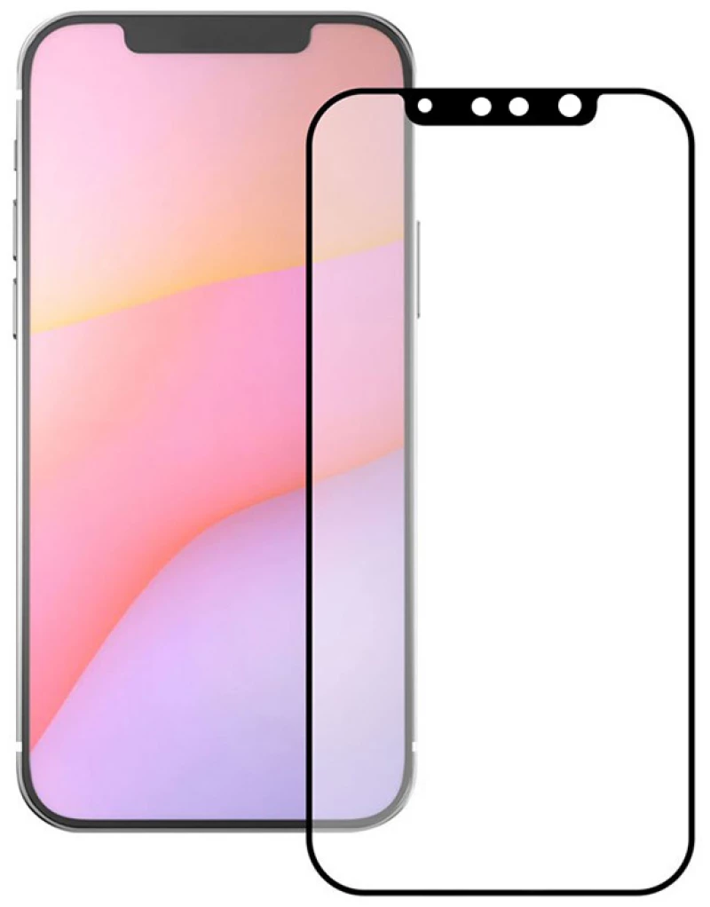 POWERTECH tempered glass 5D TGC-0516  iPhone 13 Mini  full glue  μαύρο