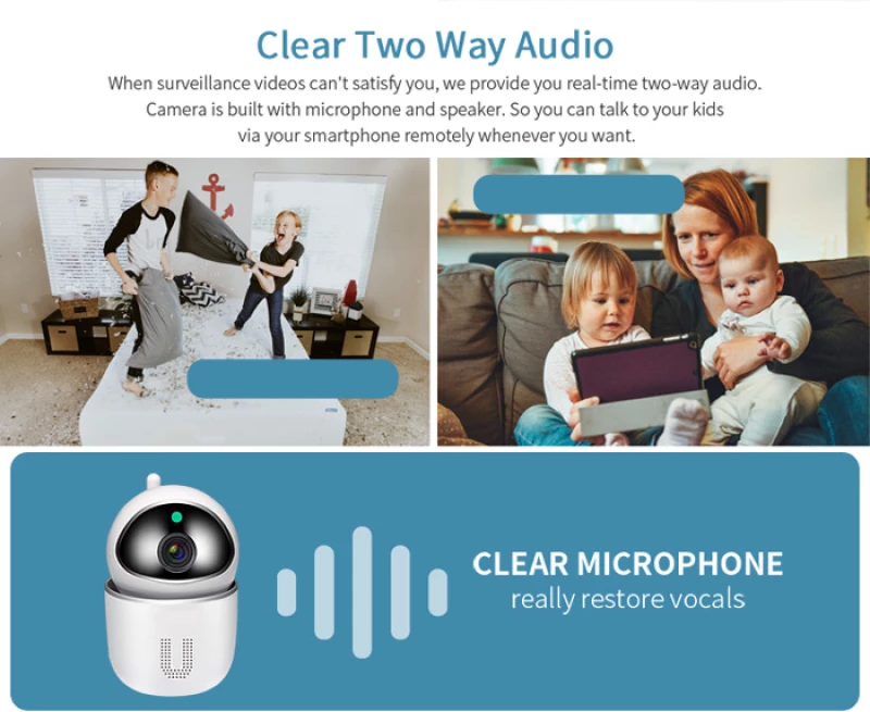 SECTEC smart IP κάμερα ST-891-2MTY με ανίχνευση κίνηση  Tuya  2MP  1080p