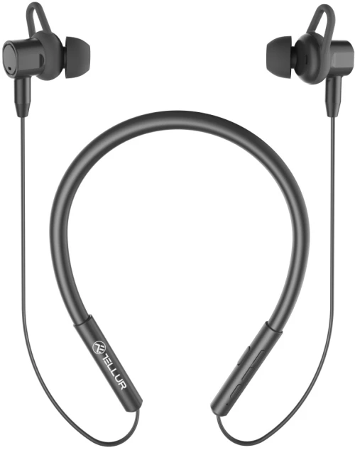 Tellur Ego Bluetooth Neckband Headphones Ασύρματα Αδιάβροχα Ακουστικά Bluetooth 5.0 – Black
