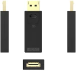 POWERTECH αντάπτορας DisplayPort σε HDMI CAB-DP065, Passive, 4K, μαύρος