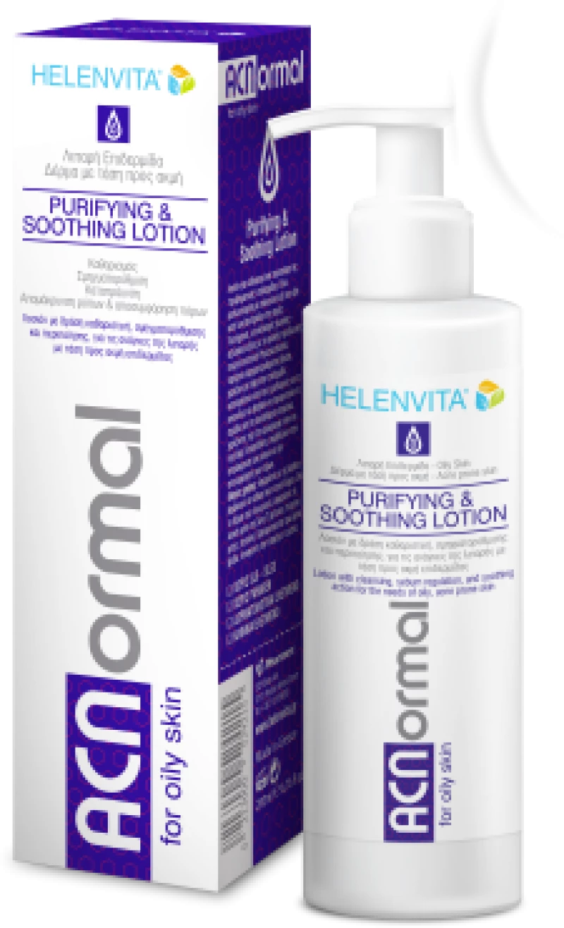 Helenvita |  Acnormal Purifying & Soothing, Καθαριστική Λοσιόν Κατά Της Ακμής | 200ml