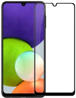 POWERTECH tempered glass 9H 5D TGC-0526 για Samsung Galaxy A22, μαύρο