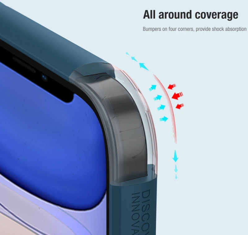 NILLKIN θήκη Super Frosted Shield Pro για Apple iPhone 14 Plus, μπλε