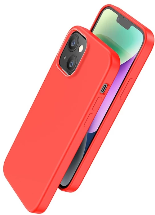 Θήκη Hoco Pure Series για Apple iPhone 14 Κόκκινη