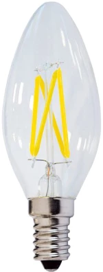 OPTONICA LED λάμπα Candle C35 Filament 1471, 4W, 4500K, E14, 400lm