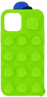 Θήκη Ancus TPU Pop It με Strap για Apple iPhone 11 Pro Max Πράσινο με Σχέδιο και Κορδόνι