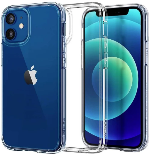 Θήκη Spigen Ultra Hybrid Back Cover για Apple iPhone 12 Mini Διάφανη