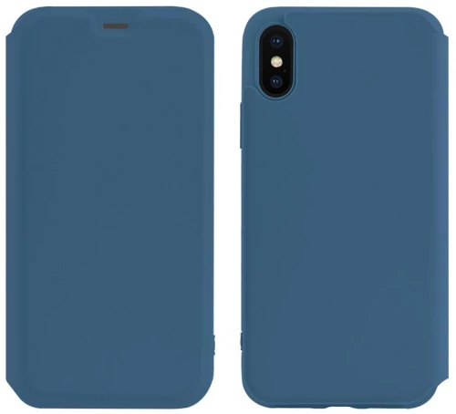 Θήκη Hoco Colorful Series Liquid Silicone για Apple iPhone XS Max Μπλε