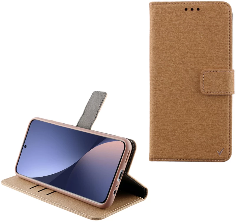 VOLTE-TEL ΘΗΚΗ XIAOMI 12/12X 6.28" ALLURE MAGNET BOOK STAND CLIP GOLD