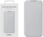 ΘΗΚΗ SAMSUNG S22 5G S901 LED VIEW COVER EF-NS901PJEGEE LIGHT GREY PACKING OR