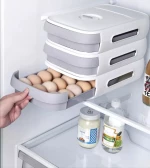 Πλαστική θήκη αυγών HUH-0105 για 18-20 αυγά, 8x22x29, λευκή