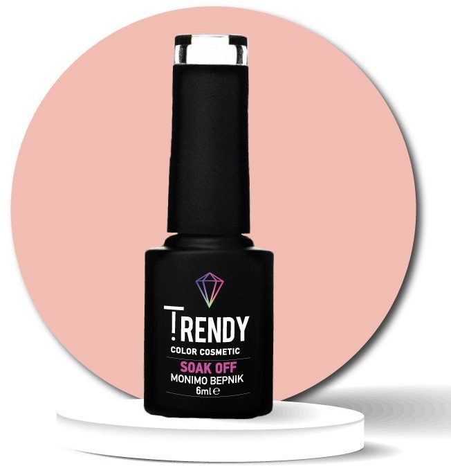 ΗΜΙΜΟΝΙΜΟ ΒΕΡΝΙΚΙ TRENDY - No093 CHAMPAGNE - 6ml