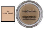 MAKE-UP MAX FACTOR, MIRACLE TOUCH NO 45 (WARM ALMOND)