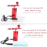 ΑΕΡΟΓΡΑΦΟΣ BEAUTY AIRBRUSH SYSTEM  (RED)