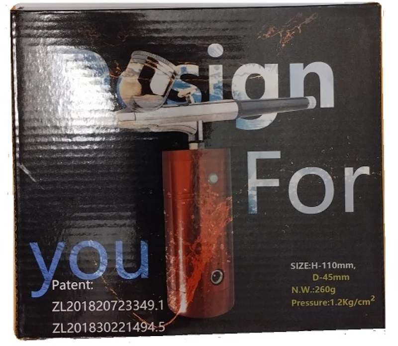 ΑΕΡΟΓΡΑΦΟΣ BEAUTY AIRBRUSH SYSTEM  (RED)