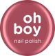 OHBOY NAIL POLISH | ΟΖΤΖ-118 | ΡΟΖ-ΣΑΠΙΟ ΜΗΛΟ