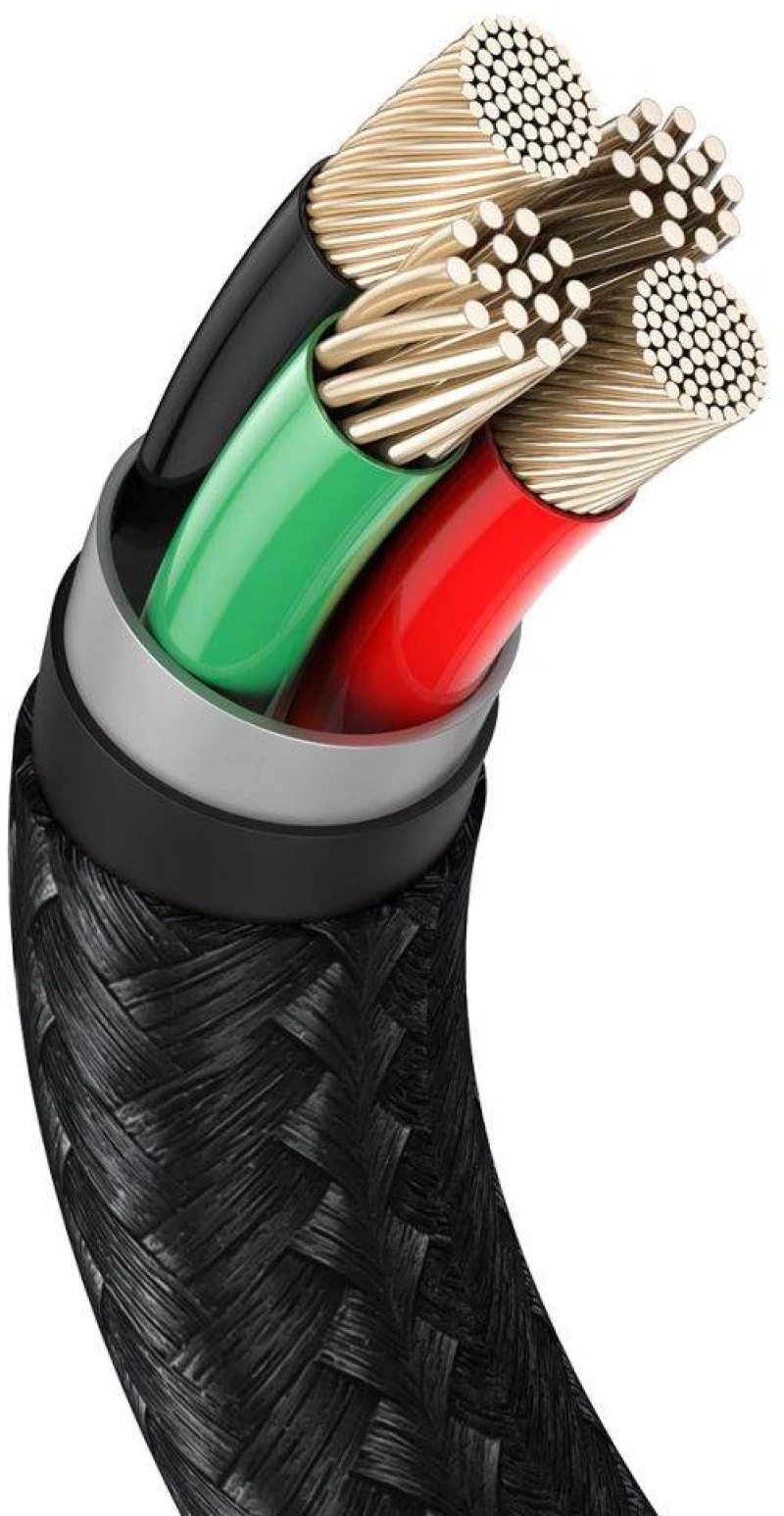 BASEUS CAFULE METAL PD20W Καλώδιο Φόρτισης Συγχρονισμού LIGHTNING 1.0M - ΜΑΥΡΟ