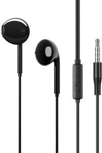 Hands Free Ancus Melody MD66 Semi in-Earbud Stereo 3.5 mm Μαύρο με Μικρόφωνο και Πλήκτρο Λειτουργίας 1,2μ