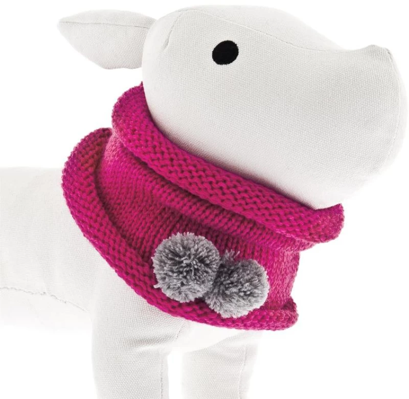 Πλεκτό Κασκόλ Ferribiella Neck Medium 28-36cm Ροζ