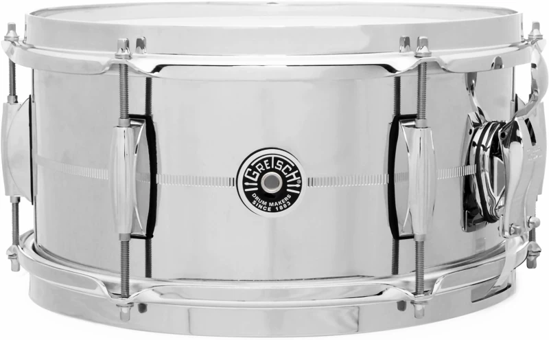 Gretsch USA Brooklyn Chrome Over Steel Snare Drum - 12" x 6"