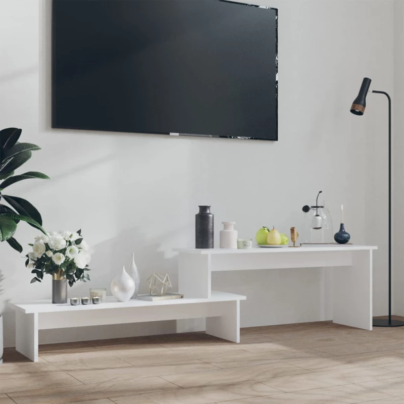 vidaXL Έπιπλο Τηλεόρασης Λευκό 180 x 30 x 43 εκ. από Μοριοσανίδα N/A Λευκό
