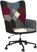 vidaXL Πολυθρόνα Relax Σχέδιο Patchwork Υφασμάτινη  Πολύχρωμο