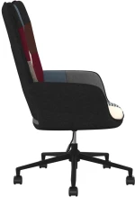vidaXL Πολυθρόνα Relax Σχέδιο Patchwork Υφασμάτινη  Πολύχρωμο