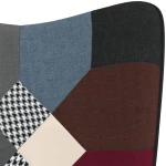 vidaXL Πολυθρόνα Relax Σχέδιο Patchwork Υφασμάτινη  Πολύχρωμο