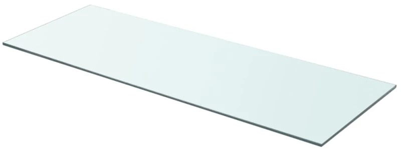 vidaXL Ράφια Πάνελ 2 τεμ. Διάφανα 80 x 30 εκ. Γυάλινα 80 x 30 cm Διαφανές