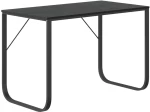 vidaXL Γραφείο Υπολογιστή Μαύρο 110 x 60 x 73 εκ. από Μοριοσανίδα N/A Μαύρο