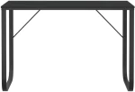 vidaXL Γραφείο Υπολογιστή Μαύρο 110 x 60 x 73 εκ. από Μοριοσανίδα N/A Μαύρο