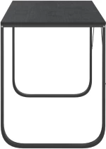 vidaXL Γραφείο Υπολογιστή Μαύρο 110 x 60 x 73 εκ. από Μοριοσανίδα N/A Μαύρο