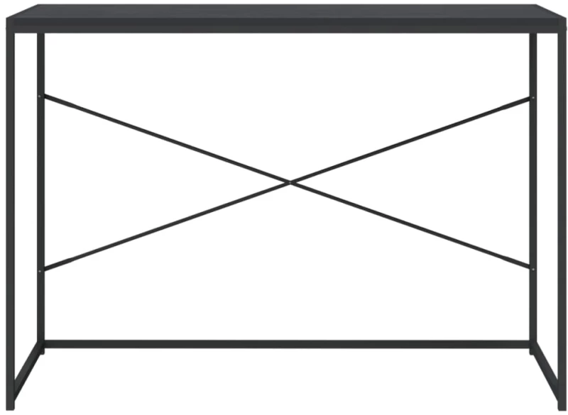 vidaXL Γραφείο Υπολογιστή Μαύρο 110 x 60 x 70 εκ. από Μοριοσανίδα N/A Μαύρο