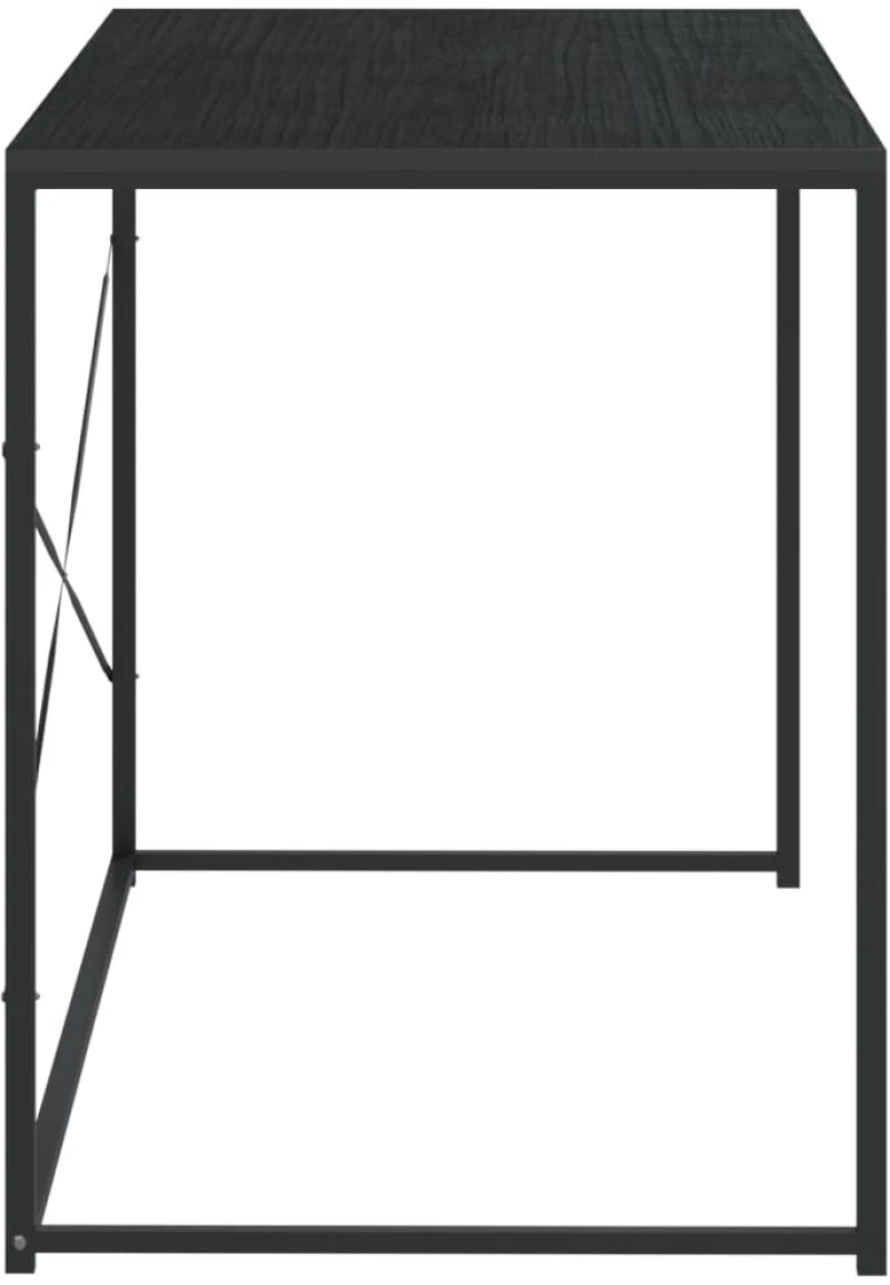 vidaXL Γραφείο Υπολογιστή Μαύρο 110 x 60 x 70 εκ. από Μοριοσανίδα N/A Μαύρο