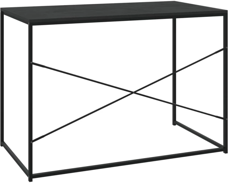 vidaXL Γραφείο Υπολογιστή Μαύρο 110 x 60 x 70 εκ. από Μοριοσανίδα N/A Μαύρο