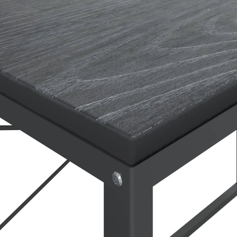vidaXL Γραφείο Υπολογιστή Μαύρο 110 x 60 x 70 εκ. από Μοριοσανίδα N/A Μαύρο