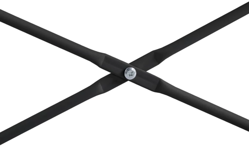 vidaXL Γραφείο Υπολογιστή Μαύρο 110 x 60 x 70 εκ. από Μοριοσανίδα N/A Μαύρο