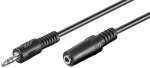 GOOBAY προέκταση καλωδίου ήχου 3.5mm 50432, 3 pin, 3m, μαύρο