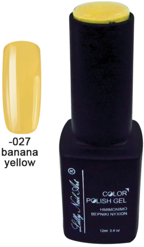 Ημιμόνιμο τριφασικό μανό 12ml - Banana yellow [40504008-027]