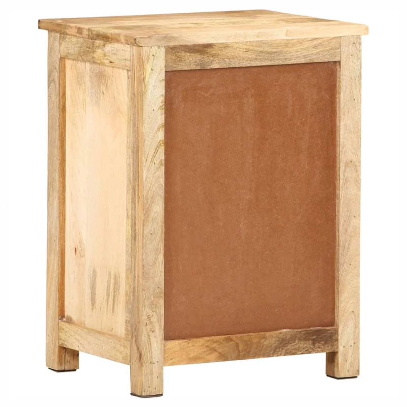 vidaXL Κομοδίνο 45 x 35 x 60 εκ. από Μασίφ Ξύλο Μάνγκο  Καφέ