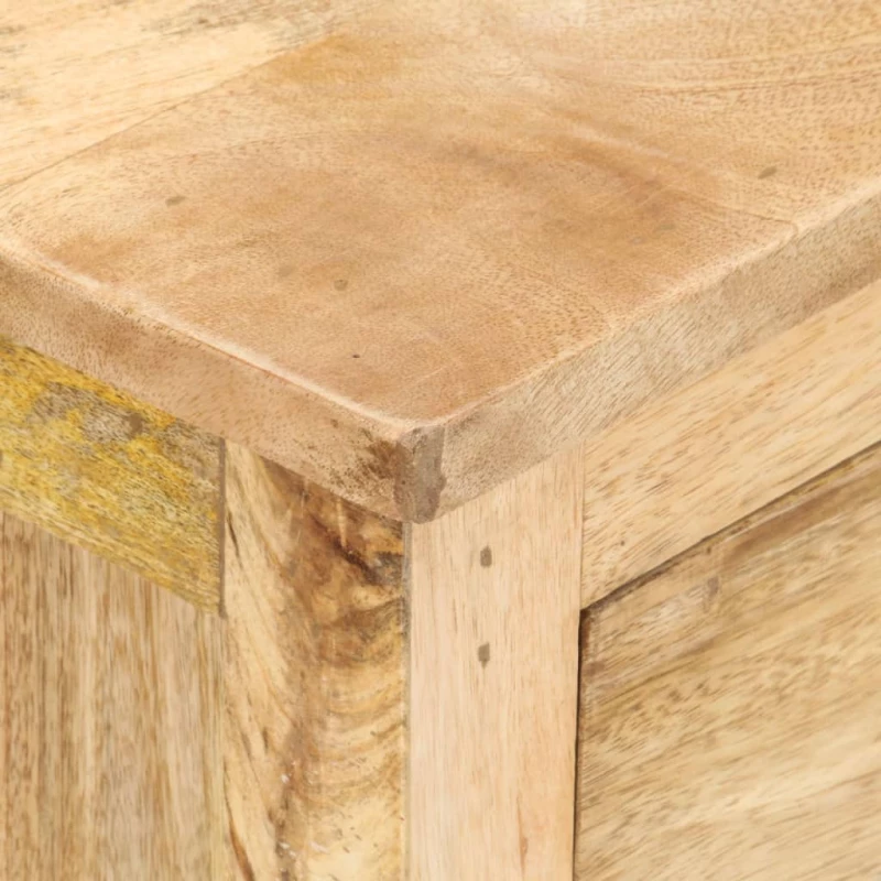 vidaXL Κομοδίνο 45 x 35 x 60 εκ. από Μασίφ Ξύλο Μάνγκο  Καφέ