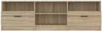 vidaXL Έπιπλο Τηλεόρασης Sonoma Δρυς 150x33,5x45 εκ. από Επεξεργ. Ξύλο N/A Καφέ
