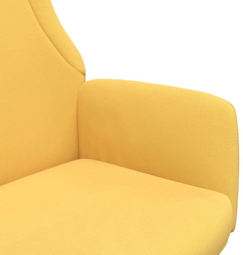 vidaXL Πολυθρόνα Relax Κίτρινο Μουσταρδί Υφασμάτινη  Κίτρινο