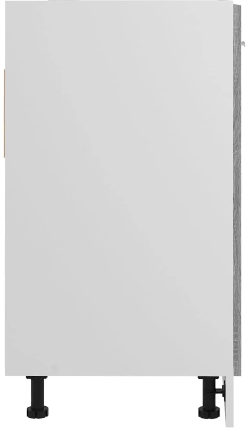vidaXL Ντουλάπι Νιπτήρα Γκρι Sonoma 80x46x81,5 εκ. Επεξεργασμένο Ξύλο  Γκρι